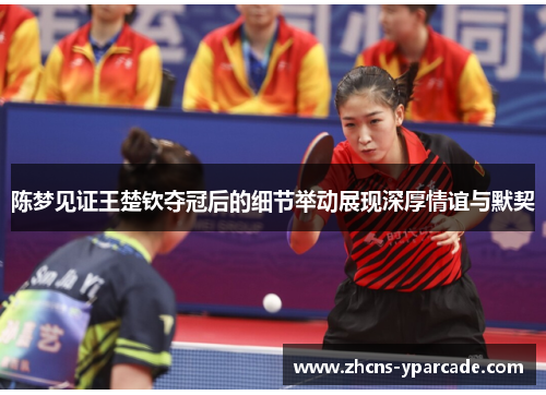 陈梦见证王楚钦夺冠后的细节举动展现深厚情谊与默契